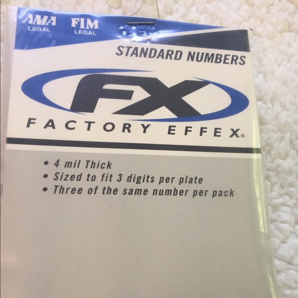 Factory Effex Standard Numbers.  Number 9 - Picture 5 of 6